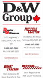 Mobile Screenshot of dwgroup.ca