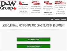 Tablet Screenshot of dwgroup.ca